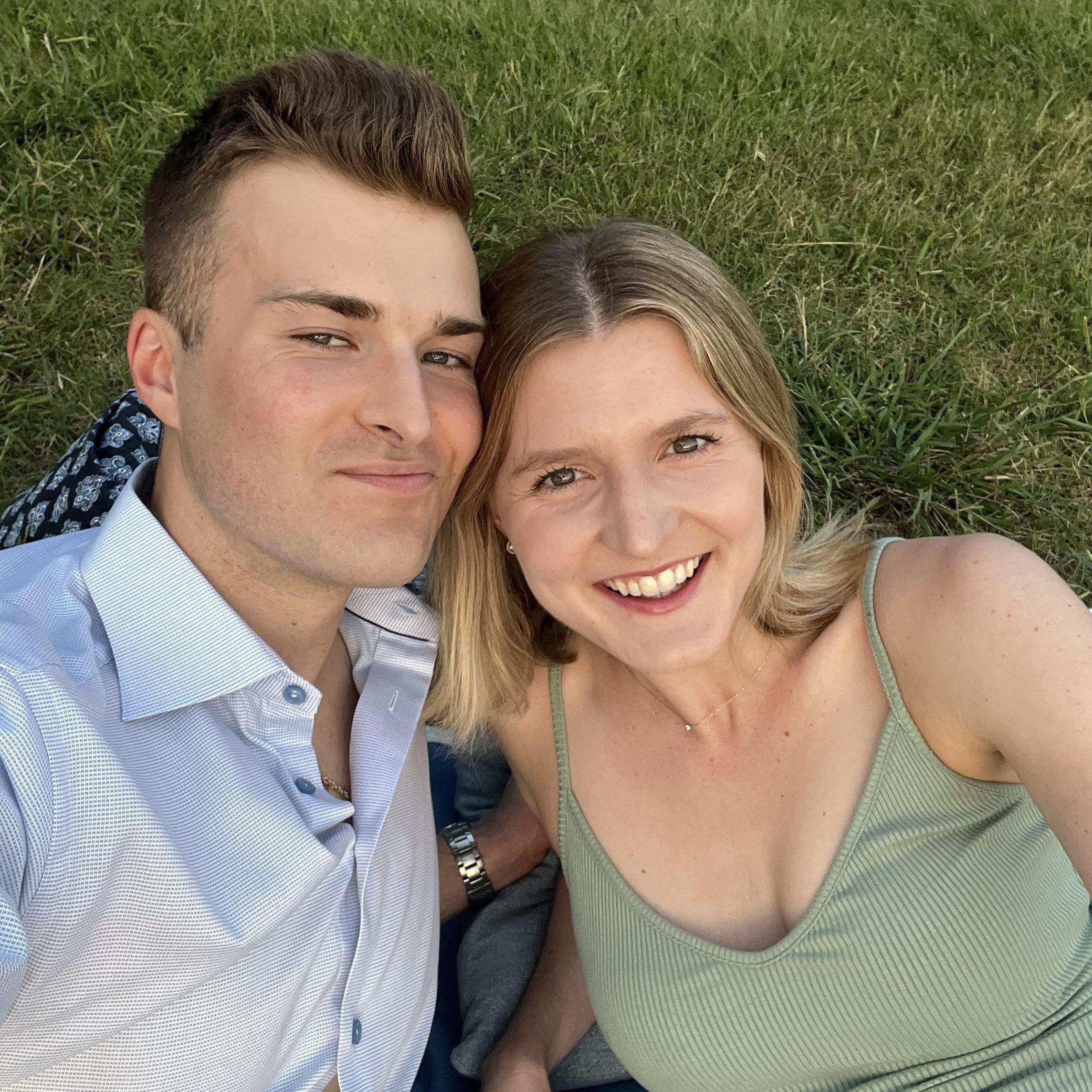 One of our sunset picnics - a favorite way to relax together