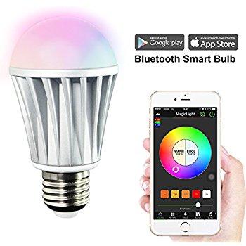 Flux WiFi Smart LED Light Bulb - Works with Alexa - Smartphone Controlled Multicolored Color Changing Lights - Dimmable Night Light