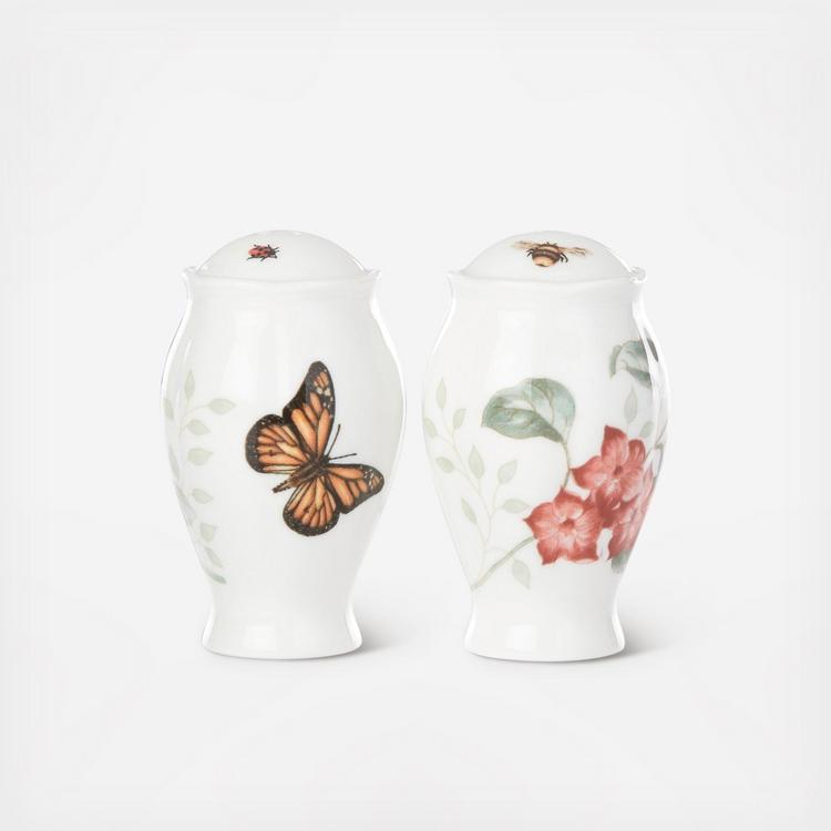 Lenox Butterfly Meadow Cooking Spice Jars, Set of 4 - White