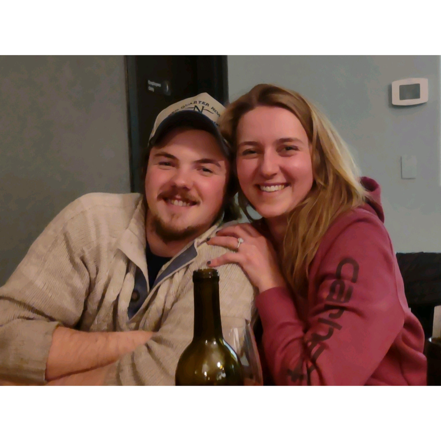 Celebrating getting engaged 💛