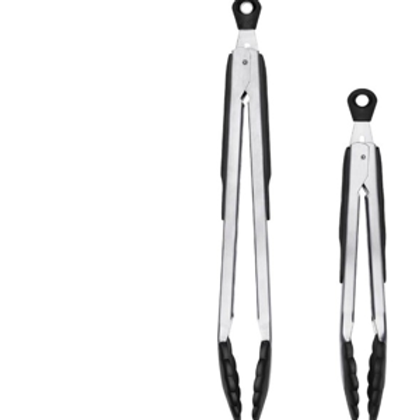 OXO Good Grips 2-Piece Tongs with Nylon Heads Set