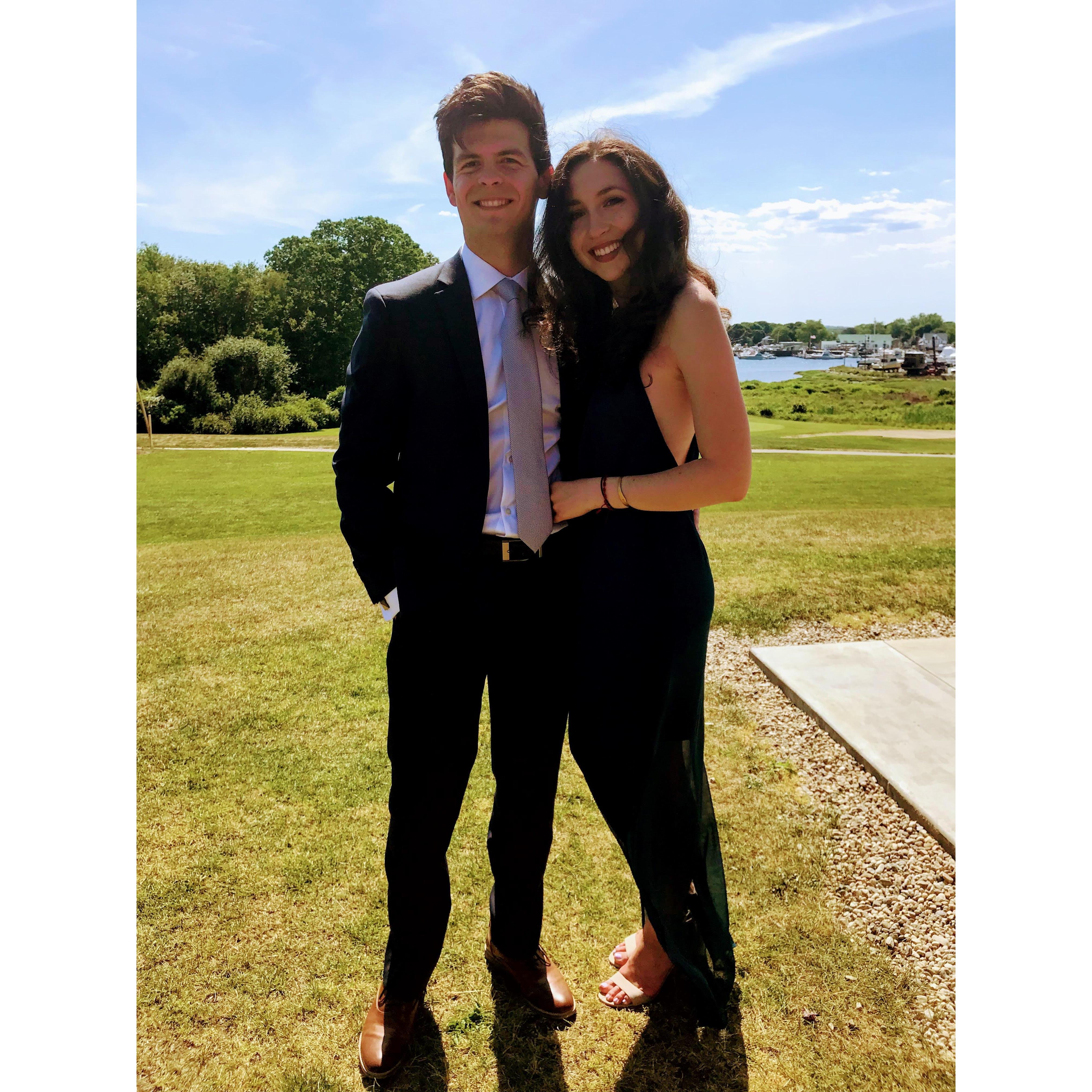 June 2018: At a friend's wedding in Rhode Island