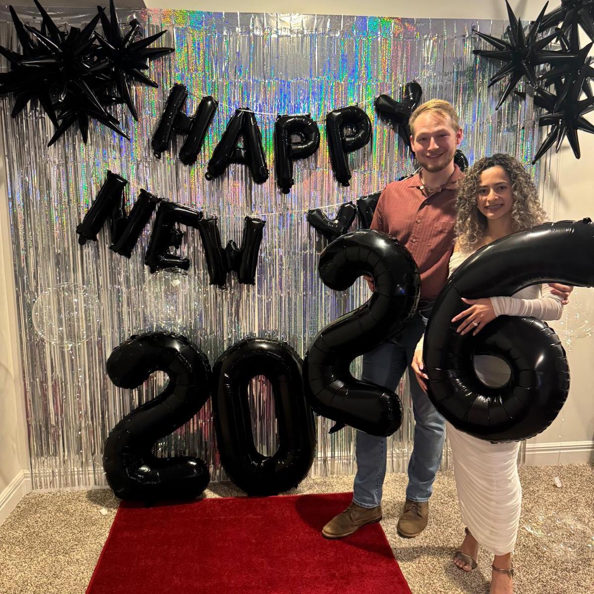 We got engaged at 11:59 pm New Year’s Eve. He promised he would propose in 2025. 😎