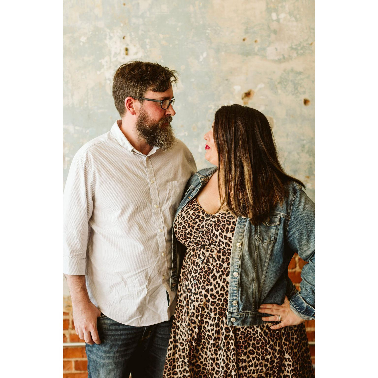 Amused with the Mister. He loves that I made him do two photo sessions within two weeks. This one was fast and in air conditioning!