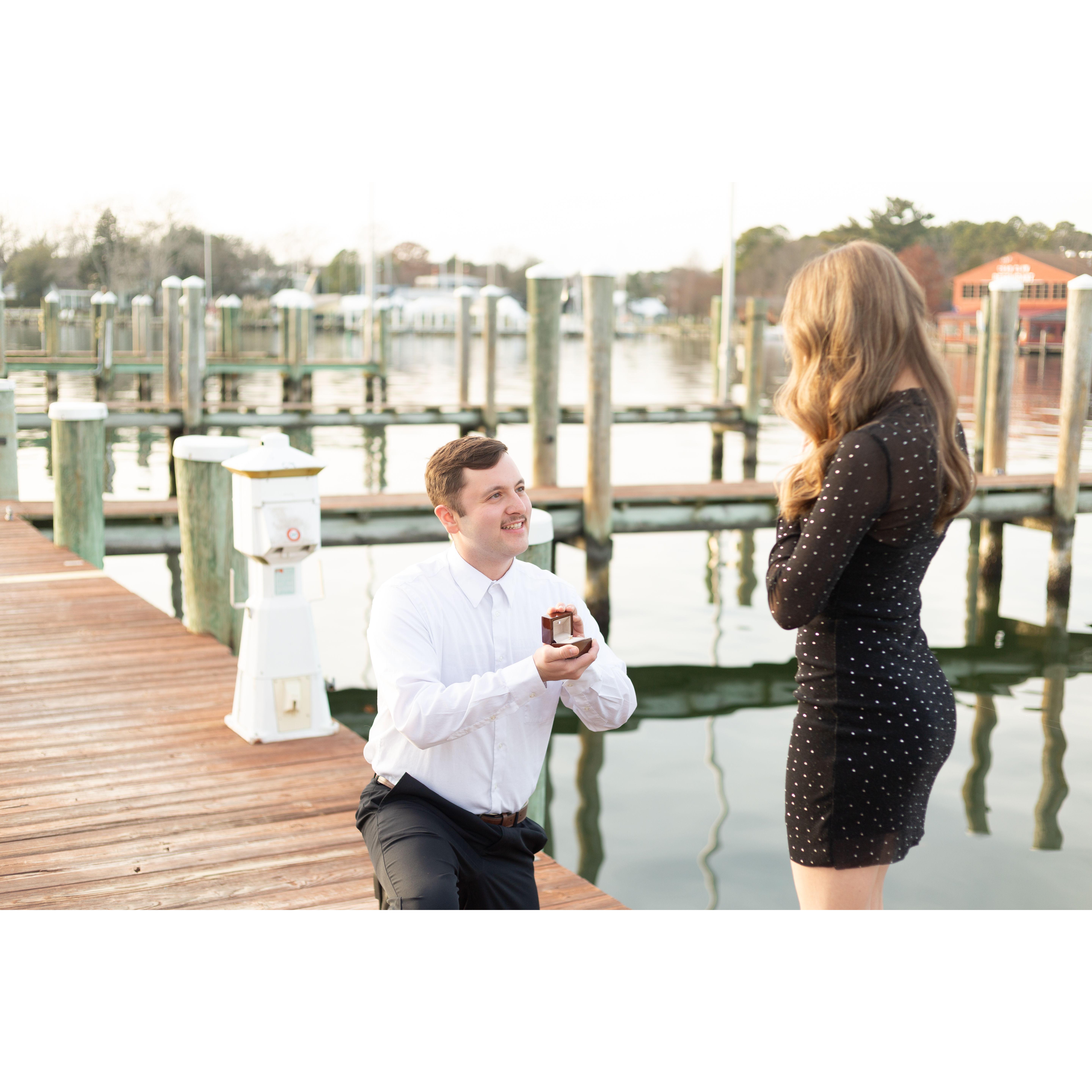 The day he proposed. 12/16/2023