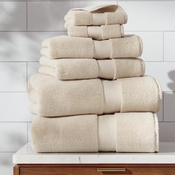 Nordstrom Organic Hydrocotton 6-Piece Towel Set in Beige Oatmeal | Nordstrom