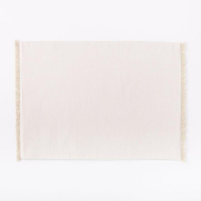 Frayed Edge Placemat, Natural, Set of 2