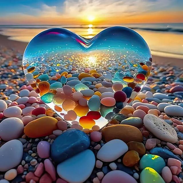 Jigsaw Puzzles for Adults 1000 Pieces, Love Pebbles Beach Puzzle, Impossible Difficult Hard Fun 1000 Piece Jigsaw Puzzles for Adults