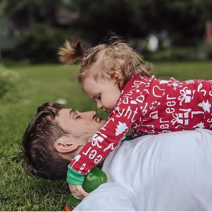 Daddy and his best friend.