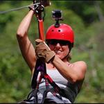 Zip Lining at Hotel