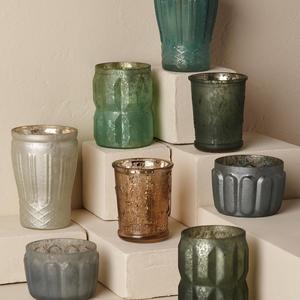 Shades of Blue & Green Votive Set