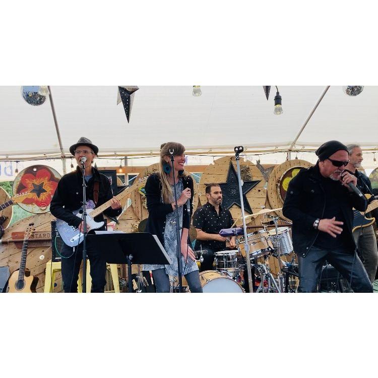 Performing in San Francisco with our band, Los Nadies