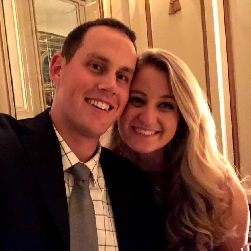 At a friend's wedding in Detroit, MI.