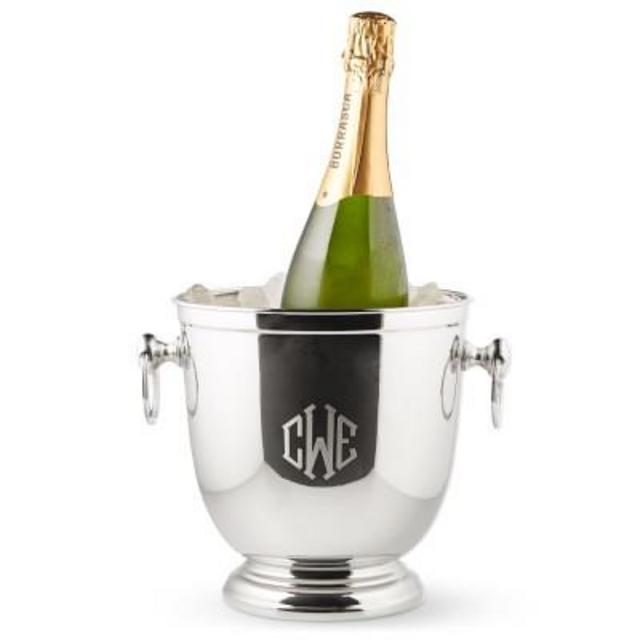 Personalized Nickel Champagne Bucket