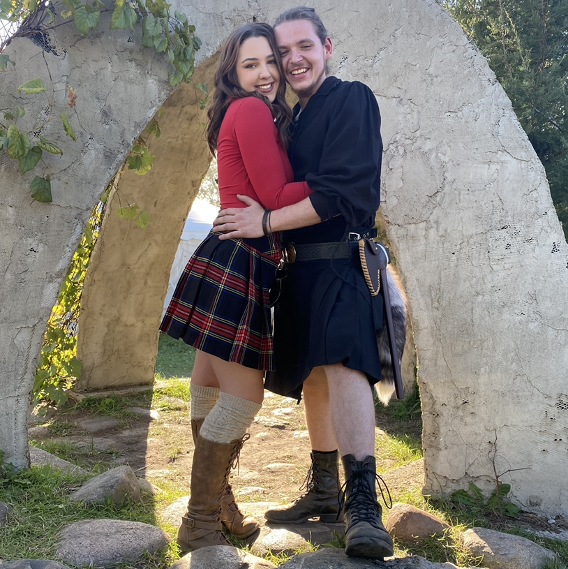 Me and Nate LOVE going to the renaissance festival, it's one of our favorite activities to do.