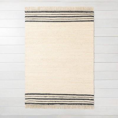9&#39;x12&#39; Jute Rug Charcoal Stripe - Hearth &#38; Hand&#8482; with Magnolia