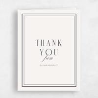 Beige Wedding Thank You - Agate Portrait