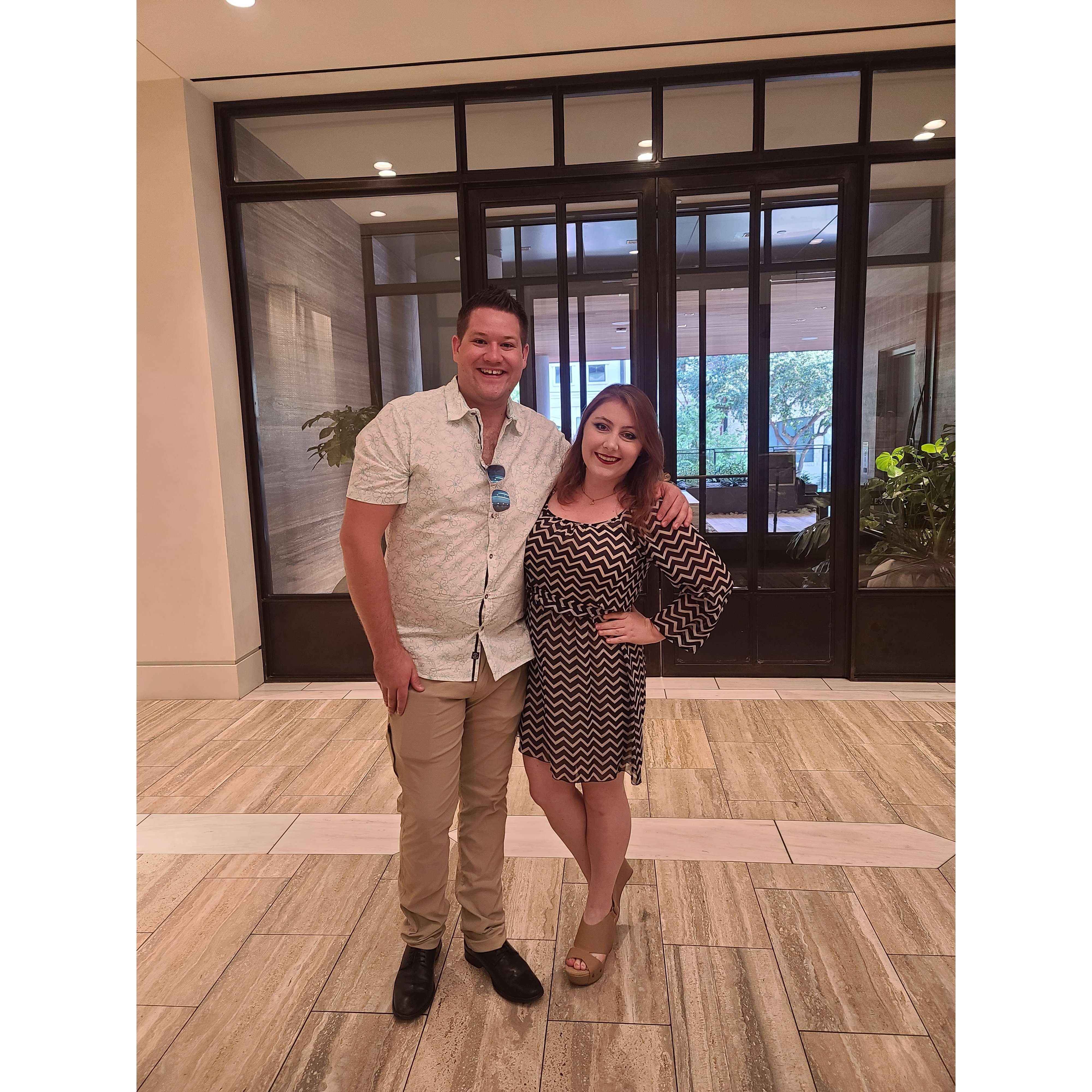 All dressed up and ready for dinner :)