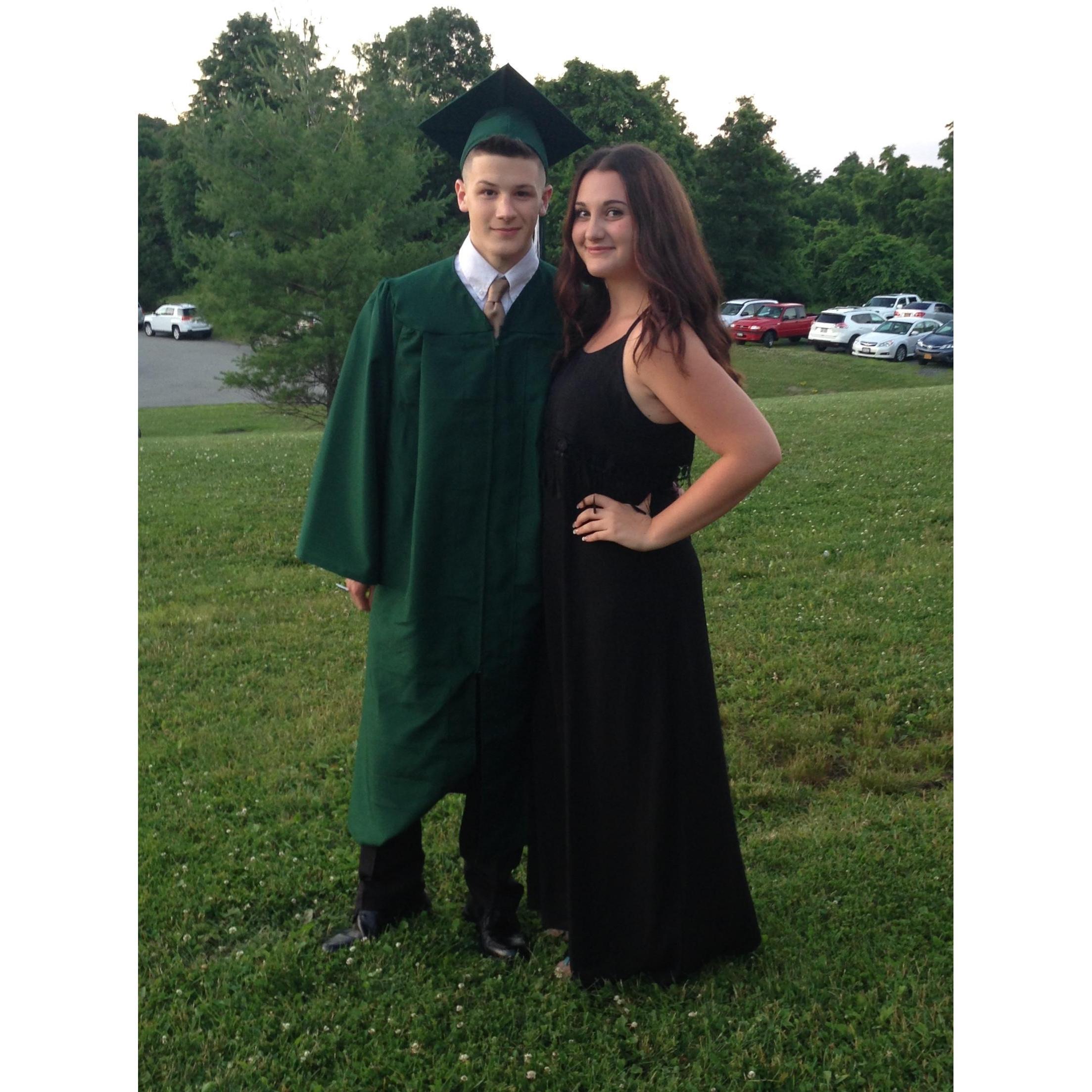 At Teds Graduation from CCHS