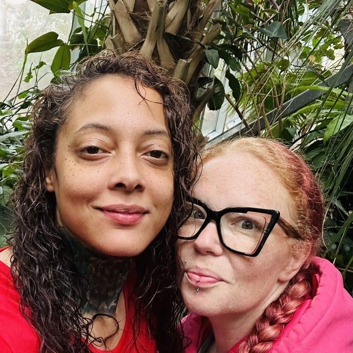 Afternoon date at Fredrick Meijer Garden's, watching butterflies and admiring flowers from South Africa.