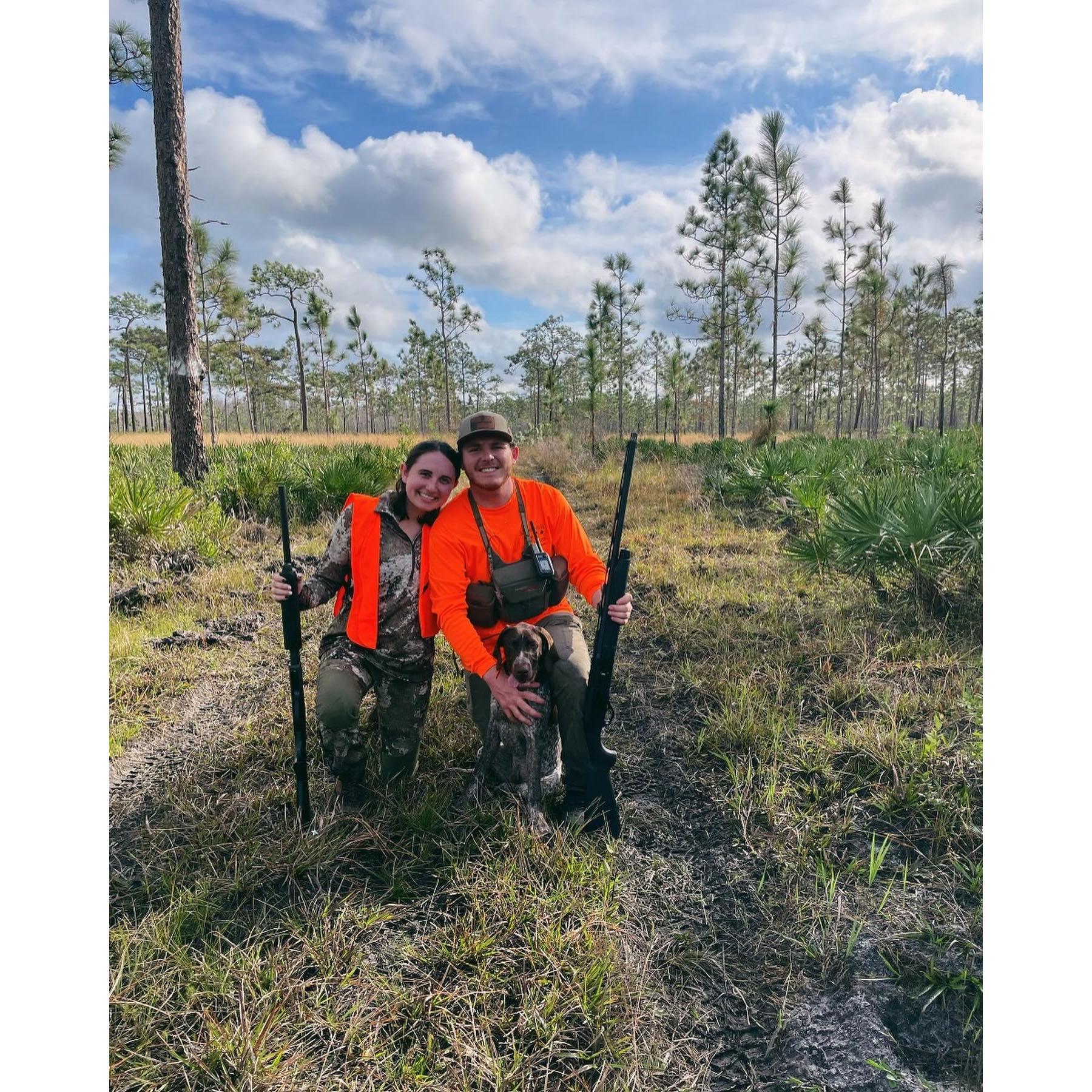 Our first upland hunt with Knox