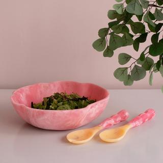 Resin Sorbet Large Wavy Round Bowl