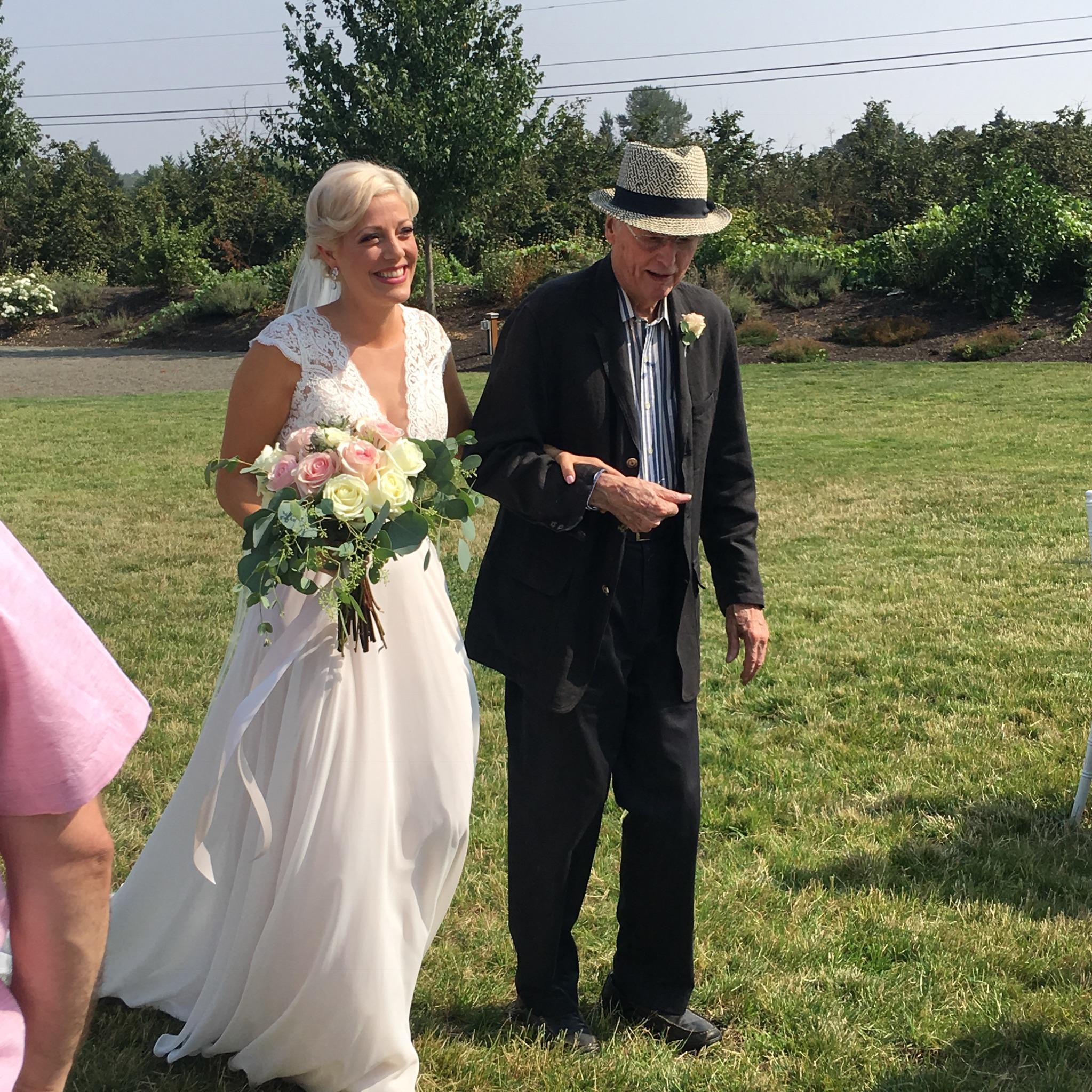 Here comes the bride