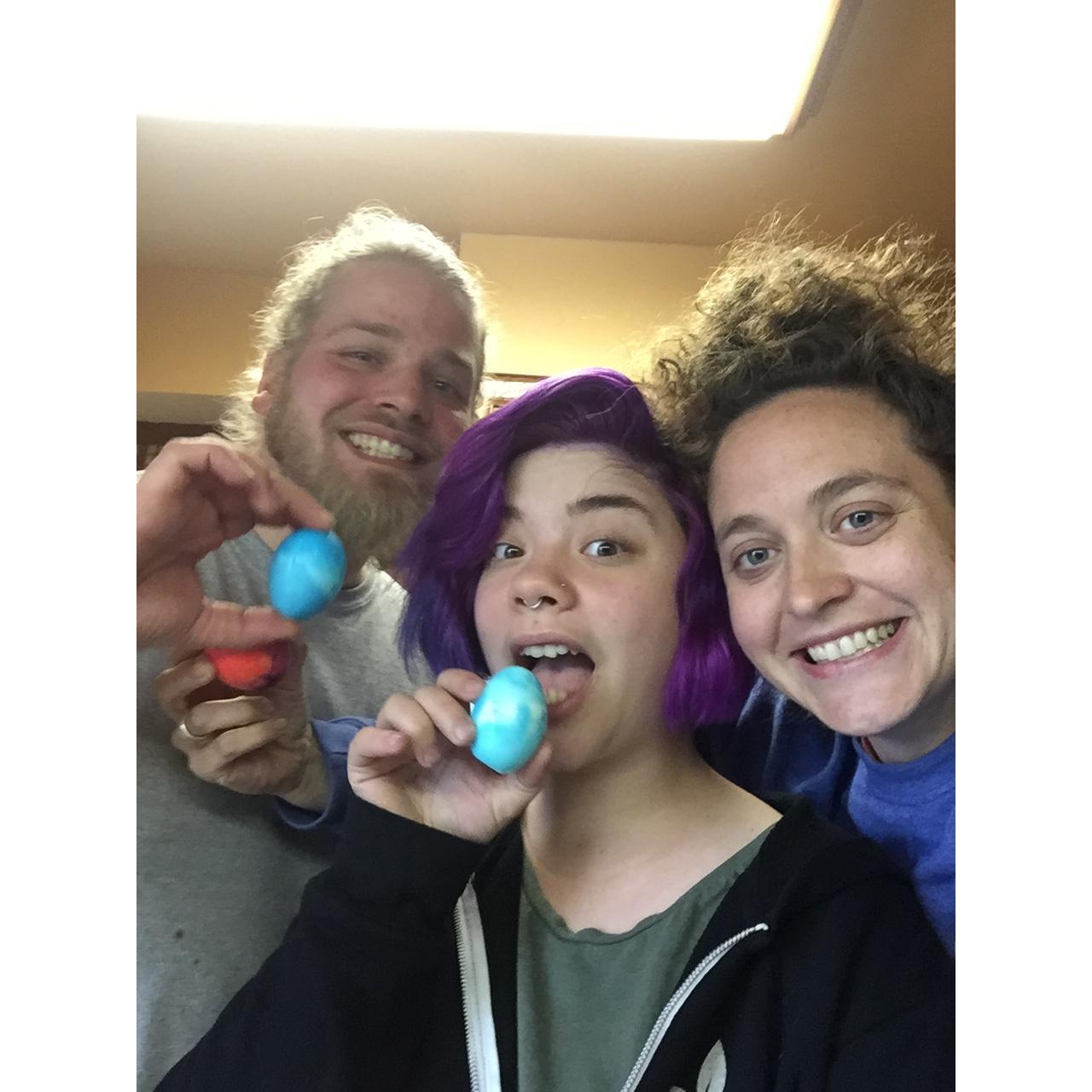 Easter with Harrison, Em and Lexicat