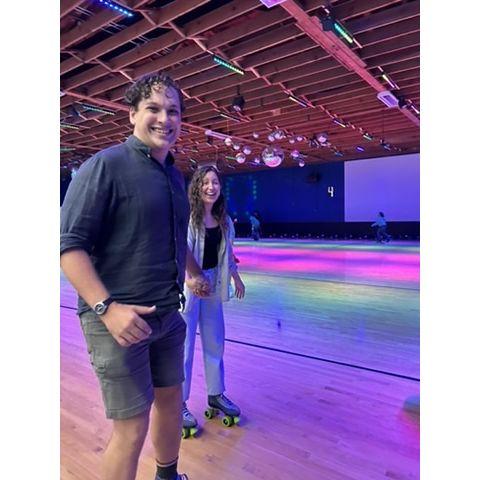 Well, attempting to roller skate