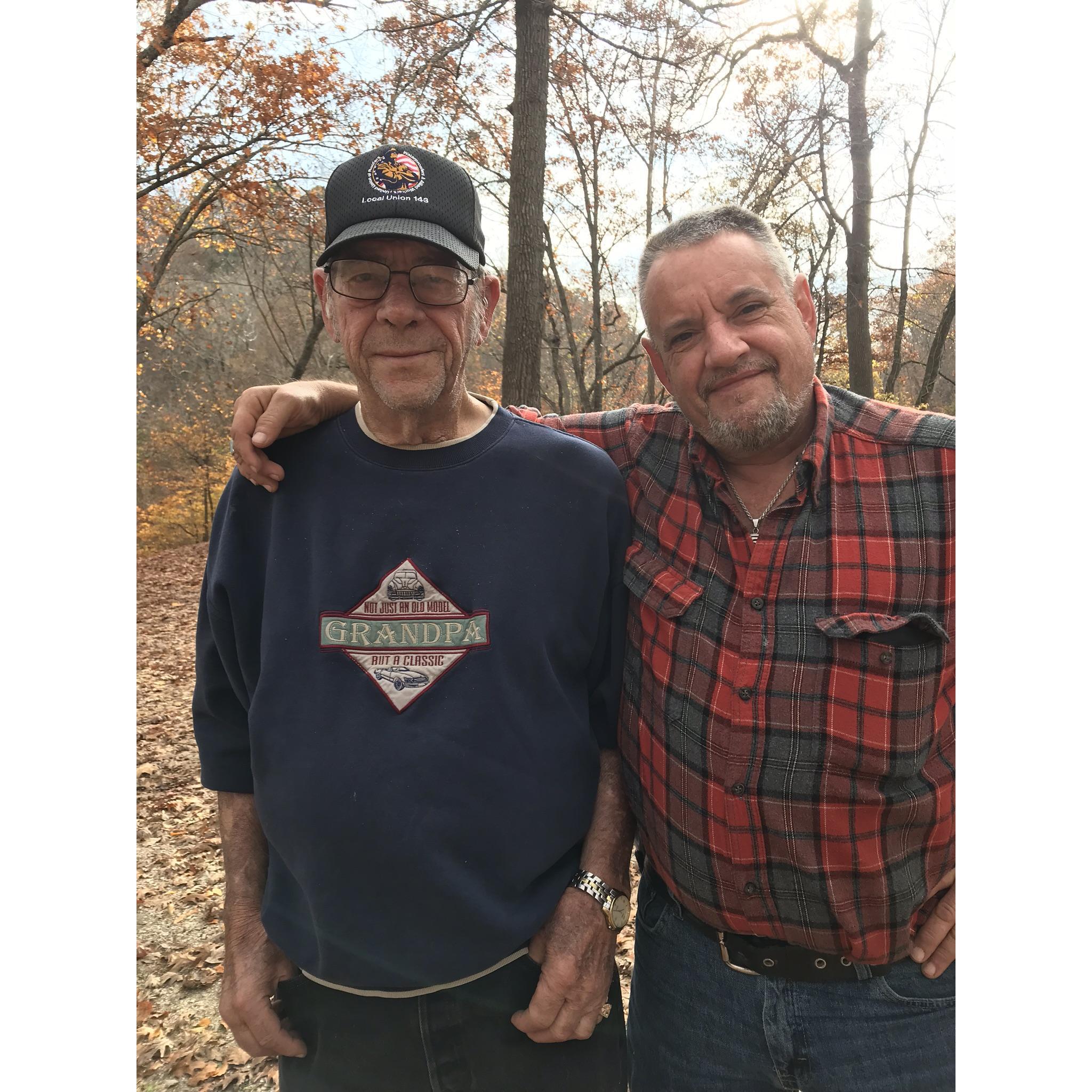 Anthony and Tammy’s Dad in Tahlequah in November, 2017. What a blessing Anthony has been for my Dad. Dad and I both consider Anthony our Knight in Shining Armor!