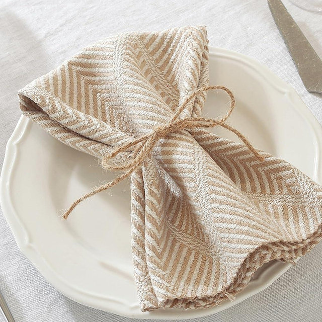 Cloth Napkins Set of 6 Reusable Bohemian,UWWGKK 17x17 Inch Napkins Cloth Washable for Dinner, Restaurant,Wedding,Hotel
