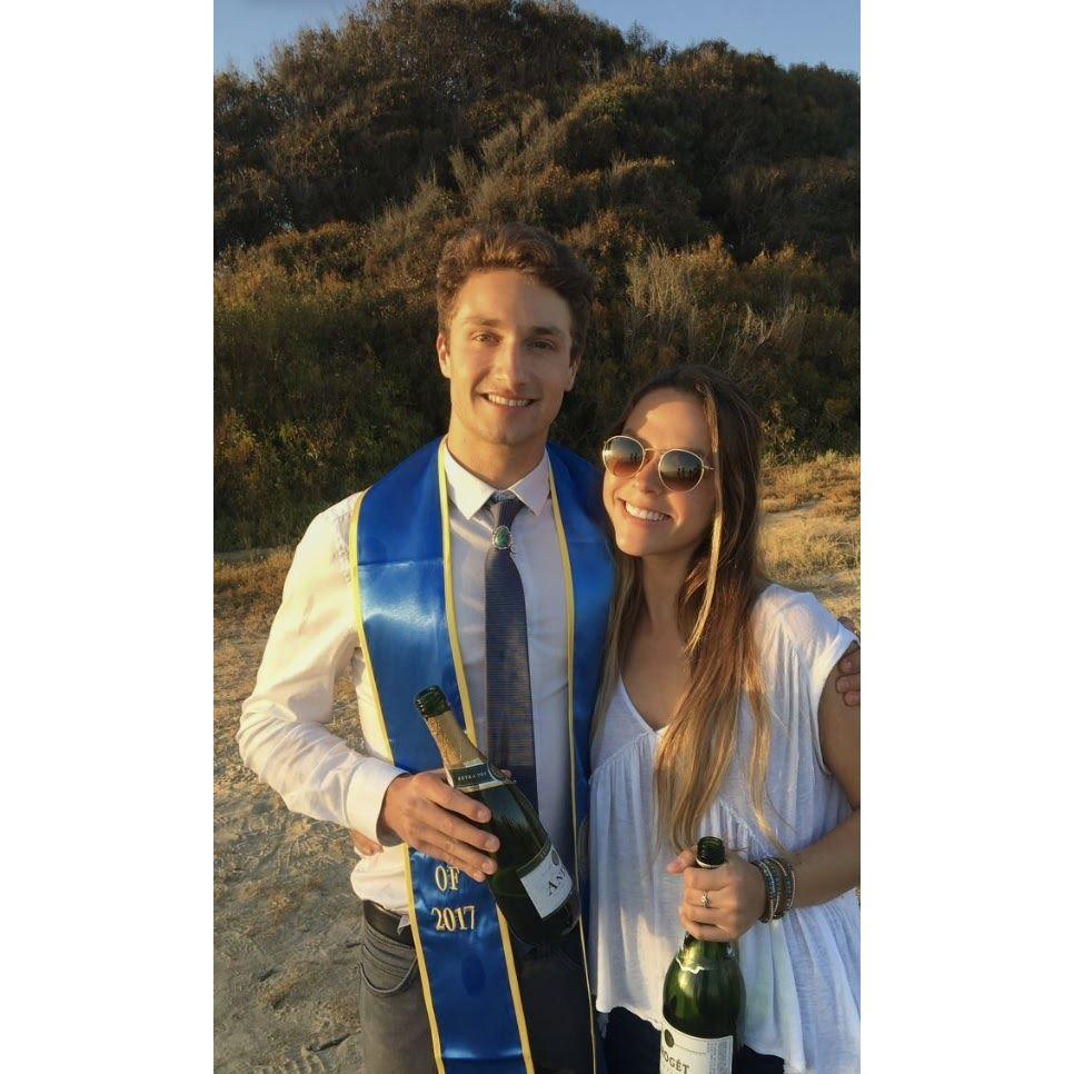 Celebrating Jack's graduation!