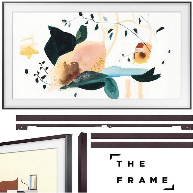 Samsung QN65LS03TA The Frame 3.0 65-inch QLED Smart 4K UHD TV (2020 Model) Bundle VG-SCFT65BW/ZA (2020) 65-inch The Frame Customizable Bezel - Brown