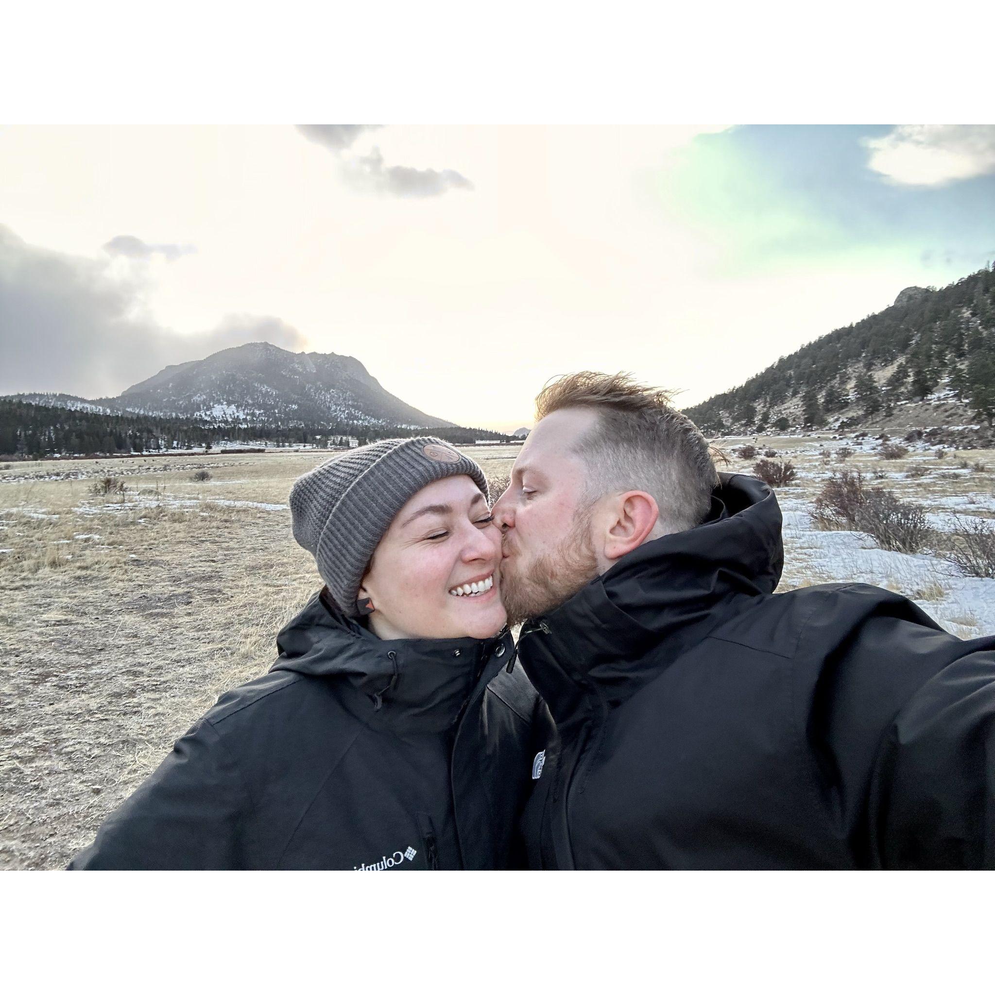 Our first road trip, to Rocky Mountain National Park- December 2022.