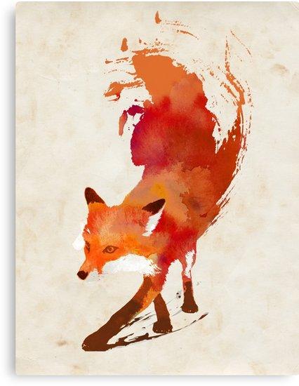 Vulpes Vulpes Canvas Print