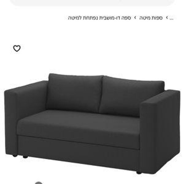 A two-seater (sofa bed)