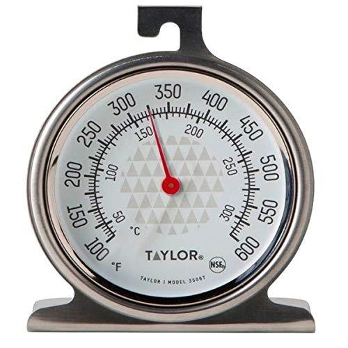Taylor Precision Products 3506 RA14257 Taylor Oven Dial Thermometer, 1, Stainless Steel/Black