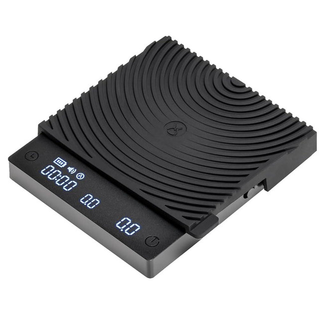 TIMEMORE Basic Mini Coffee Scale with Timer, Multifunction Electronic Espresso Scale, Ultra Thin and LightMini Digital Food Kitchen Scale for Baking, Cooking， (Black Mini)