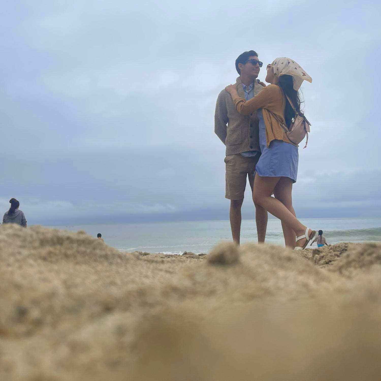 A beach day in June 2024