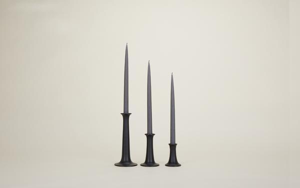 SIMPLE CANDLE HOLDER - BLACK