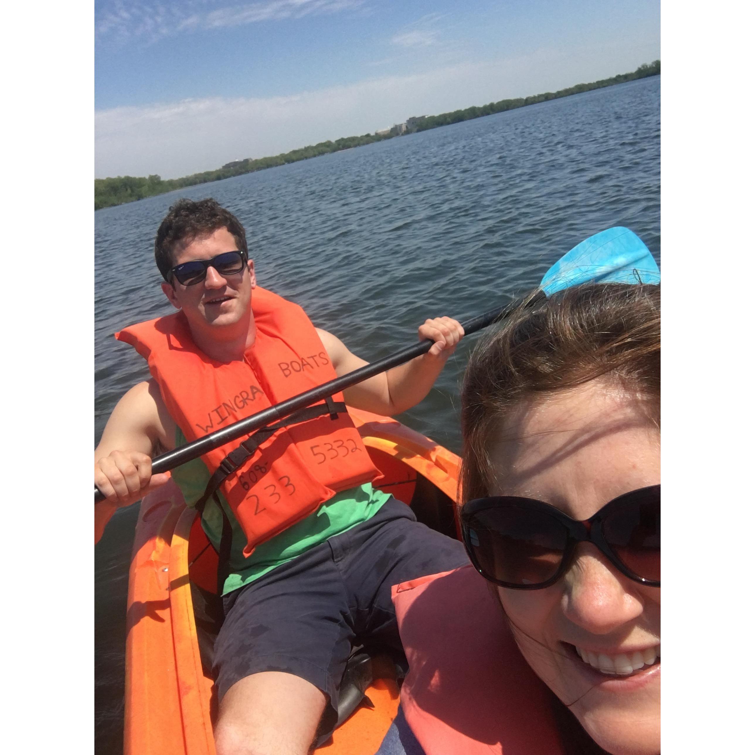 Kayaking in Madison