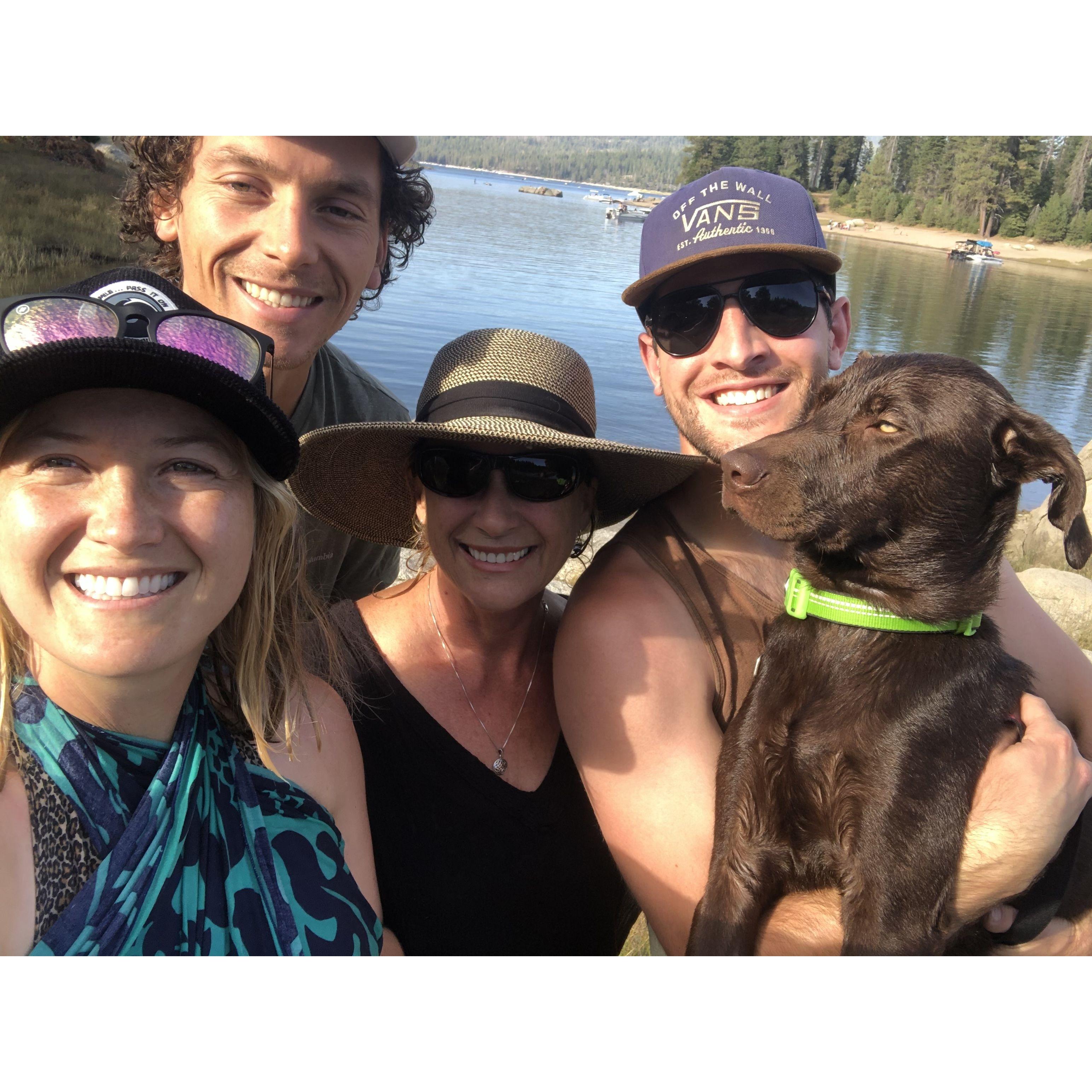 Natalie , Austin & Kimberly Ford, Zach Morrill - Winter and their son Keith