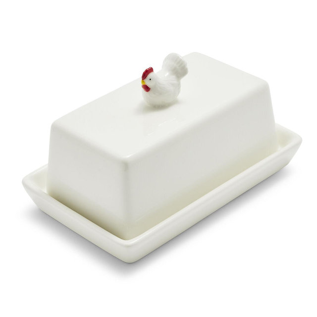 Rooster Butter Dish