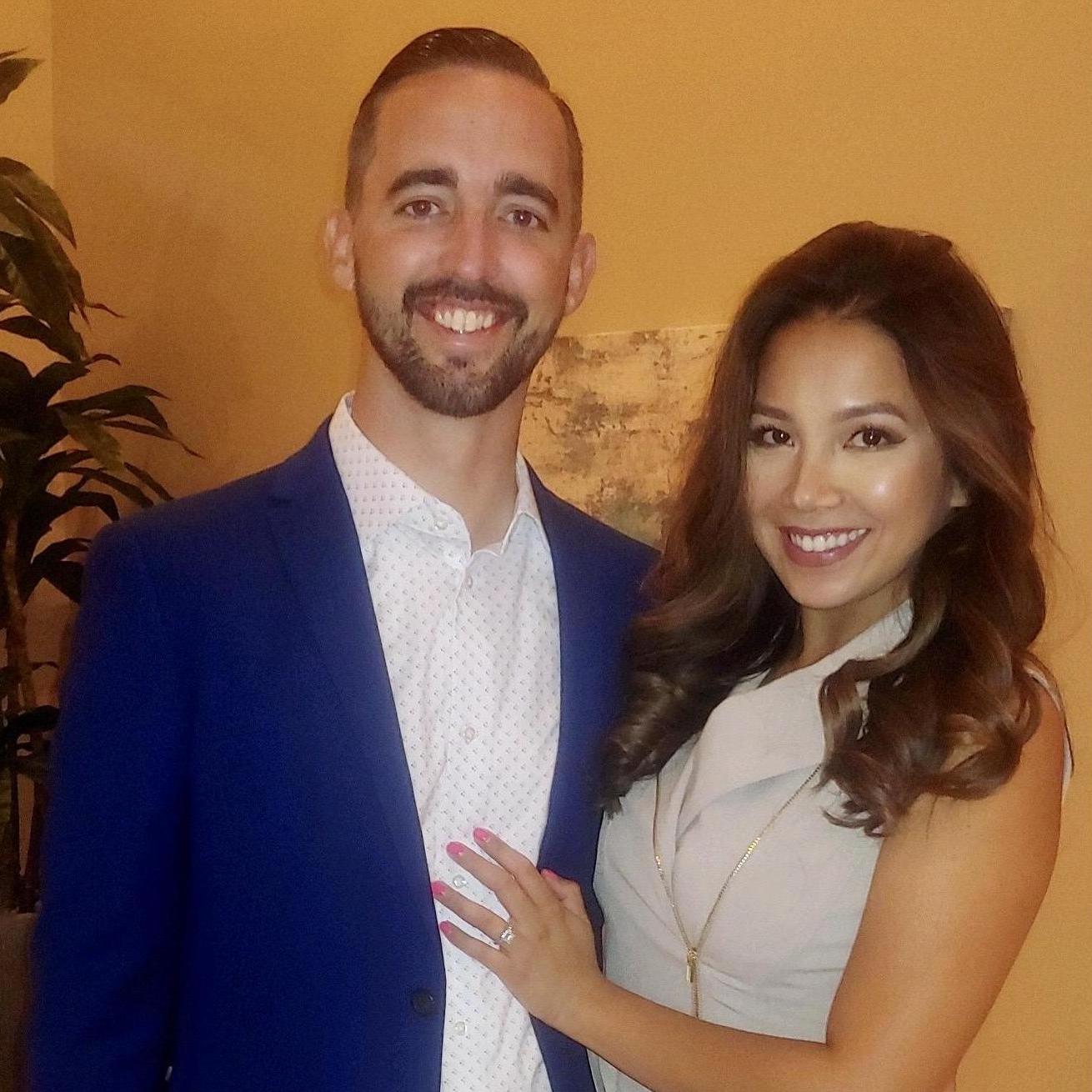 Engagement dinner in Scottsdale, AZ.