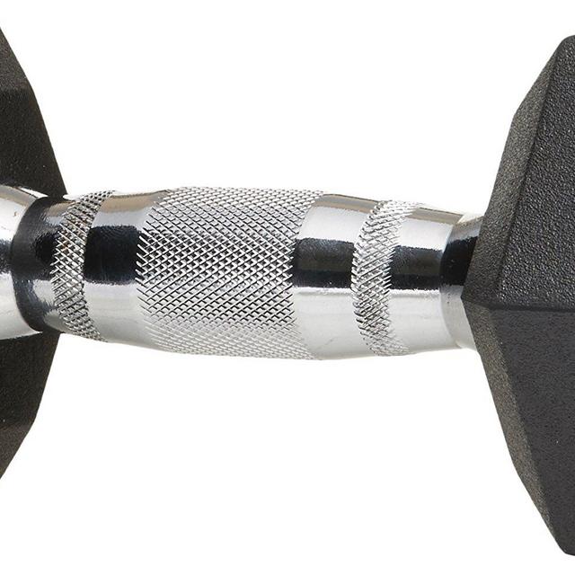 Amazon Basics Rubber Encased Hex Dumbbell Hand Weight