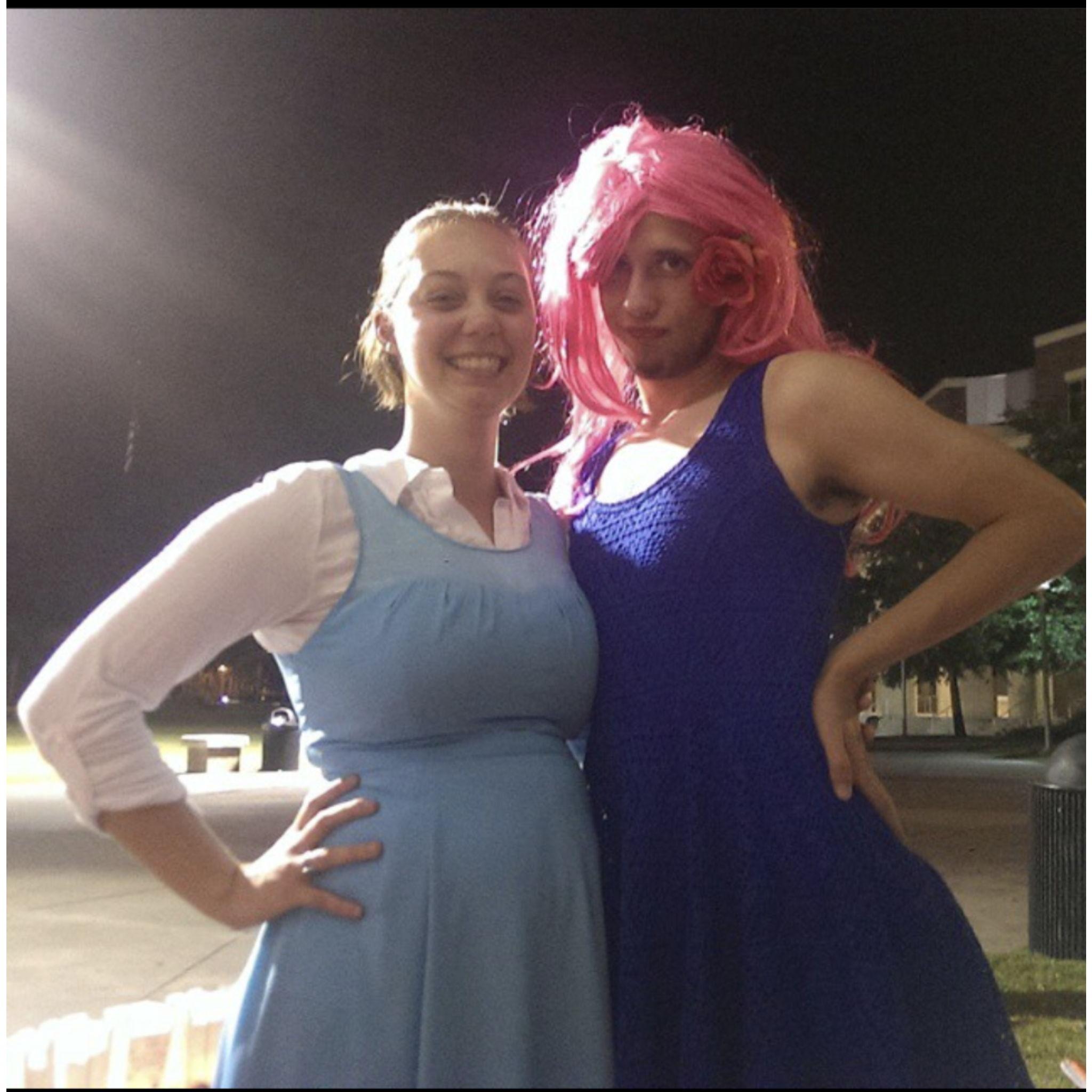 The first and last time Braeden dressed as woman