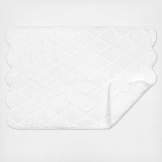 Cairo Scallop Quilted Tub Mat