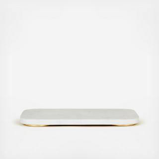 Mara Marble & Brass Serving Board