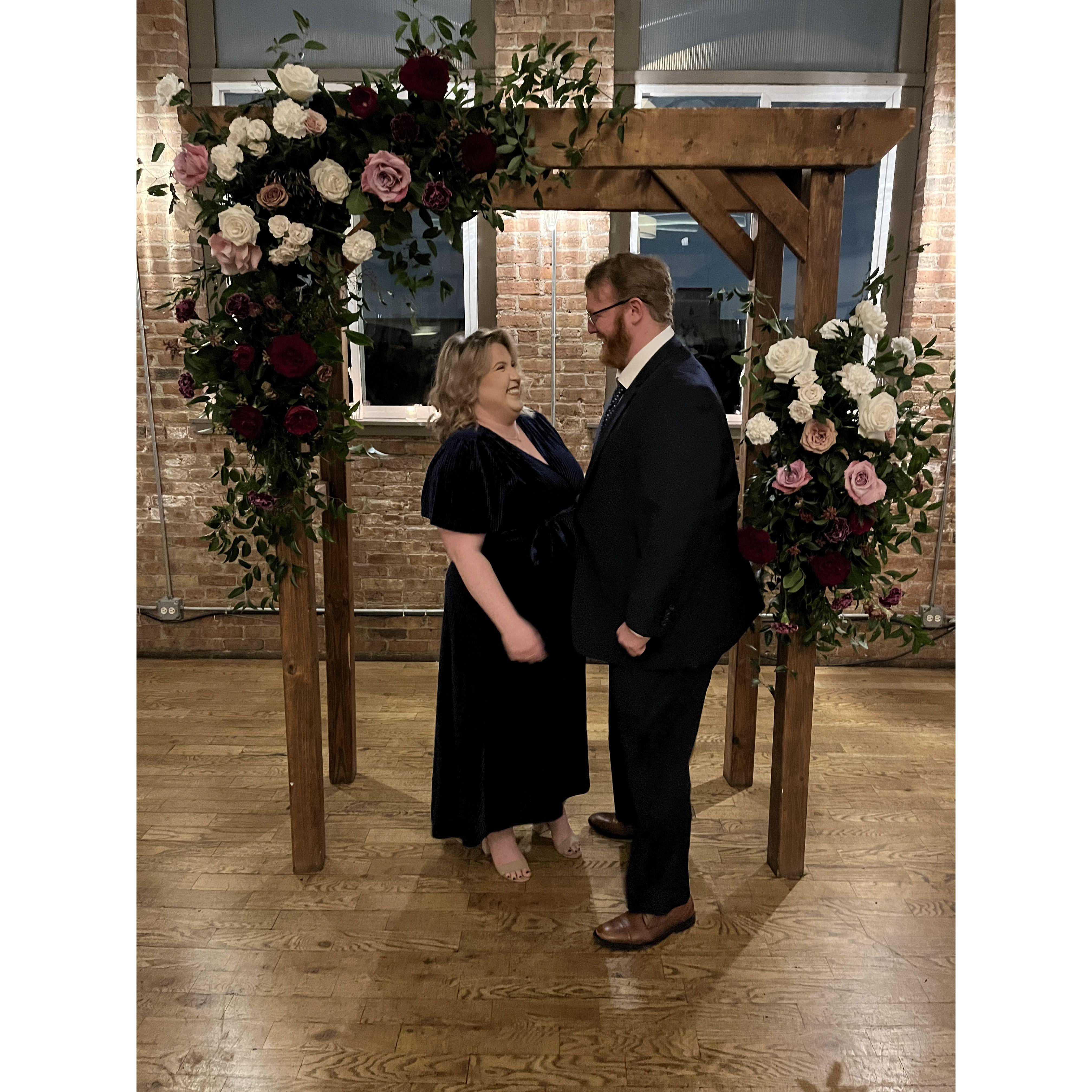 January 2023-First wedding together