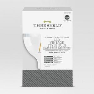 LED Vintage Globe Silver Dip - Threshold™